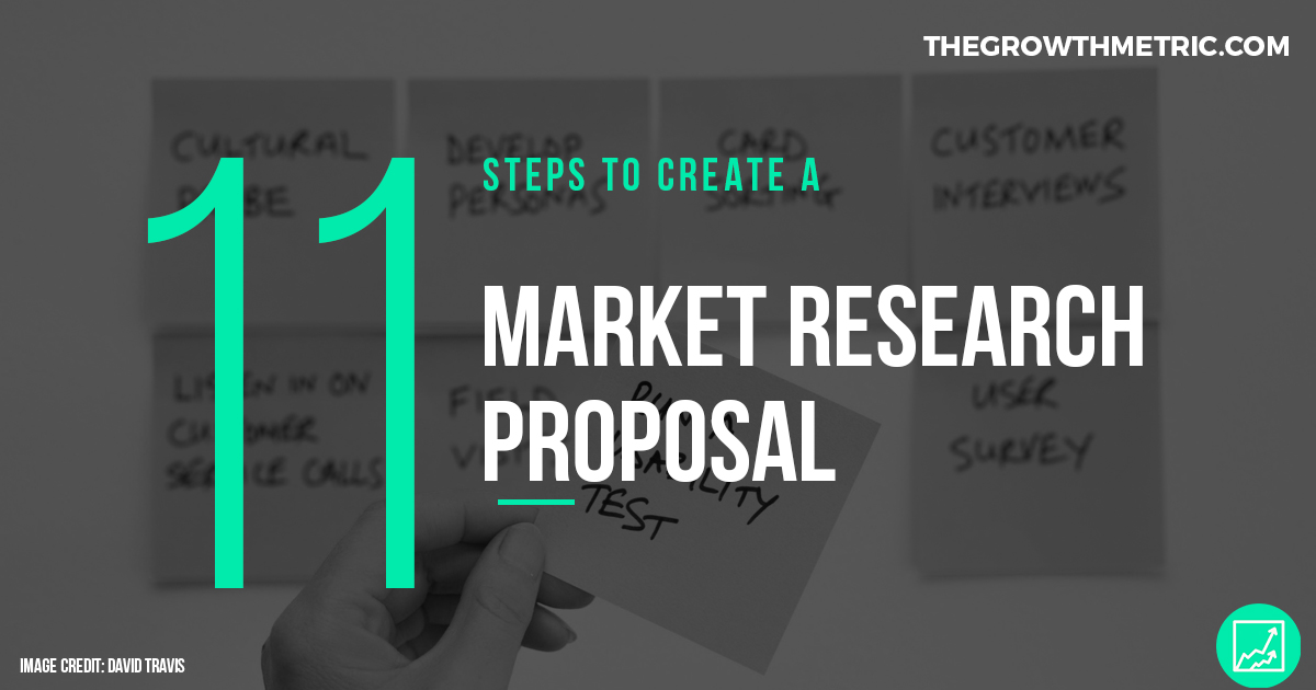 market research proposal plan